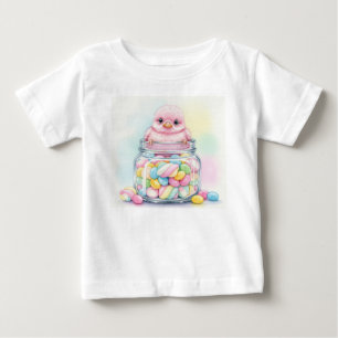 Süße Vögel. Raspberry Caramel von Natasha Us Baby T-shirt