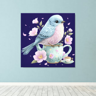 Süße Vogel-Wandkunst Leinwanddruck