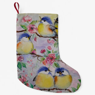 Süße Vögel Weihnachtsstrumpf Kleiner Weihnachtsstrumpf