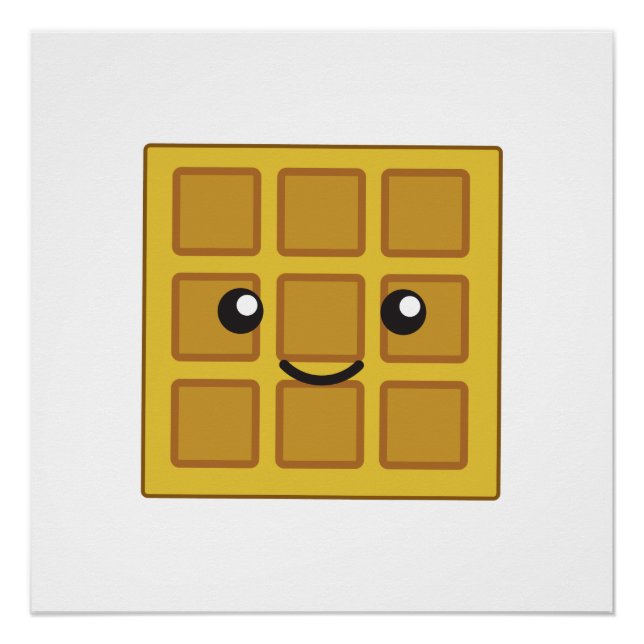 Süße Waffel Poster (Vorderseite)