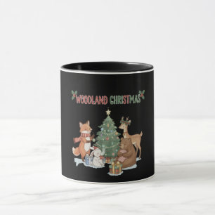 Süße Wald-Weihnachts-Tiere - Festlicher Wald Tasse