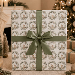 Süße Waldhirsch-Weihnachtspapier Geschenkpapier