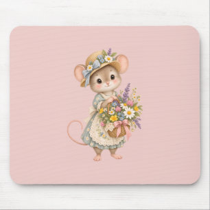 Süße Waldmaus – Europäisches Cottage Mousepad