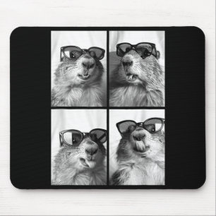Süße Waldmurmeltiere Singles Cooles Waldtier-Foto Mousepad