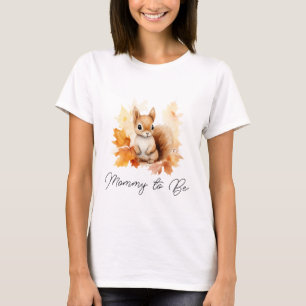 Süße Waldmutter wird Mama T-Shirt