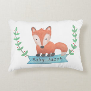 Süße Waldtier-Fuchs-Baby-Nursery-Wurfkissen Dekokissen