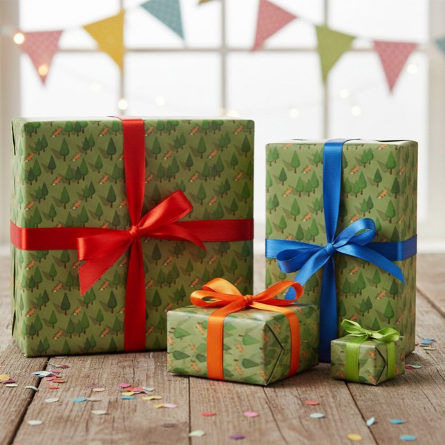 Süße Waldtier-Geschenkverpackung Geschenkpapier (Von Creator hochgeladen)