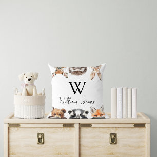 Süße Waldtiere Freunde Baby-Nursery Kissen