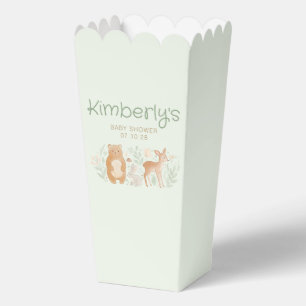 Süße Waldtiere Geschlechtsneutrale Babyparty  Geschenkschachtel