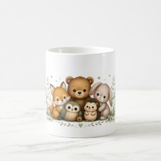 Süße Waldtierfamilie Kaffeetasse
