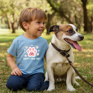 süße Wasserfarbe Frohen Pfotentag Baby T-shirt