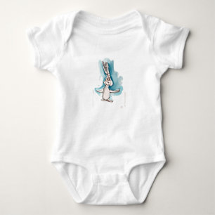 Süße Wasserfarbe-Hasen-Baby Baby Strampler