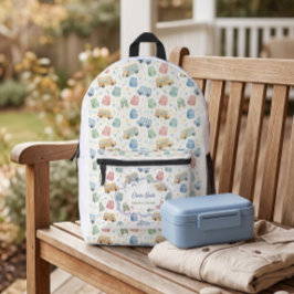 Süße Wasserfarbe-Schulbus-Rucksack mit individuell Bedruckter Rucksack