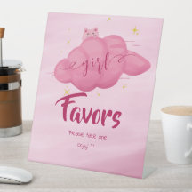 Süße Wasserfarbe-Wolken-Babyparty-Geschenke für Mä