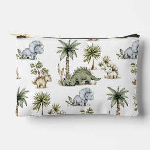 Süße Wasserfarben-Baby-Dinosaurier Zubehörtasche