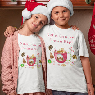Süße Wasserfarben-Schokoladen-Gingerbread-Cookies  T-Shirt
