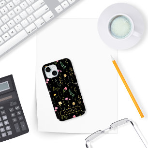 Süße Wasserfarben-Sommer-Wildblumen-Monogramm  Case-Mate iPhone Hülle