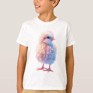 Süße Wasserfarben Zuckerwatte Küken Kinder T-Shirt