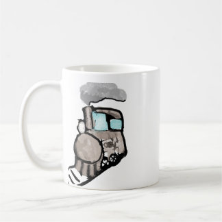 Süße Wasserfarben-Zug-Illustration Kaffeetasse