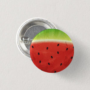 Süße Wassermalfarben-Wassermelone Riesige lustige Button