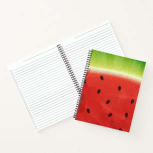 Süße Wassermalfarben-Wassermelone Riesige lustige Notizbuch
