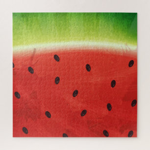 Süße Wassermalfarben-Wassermelone Riesige lustige Puzzle