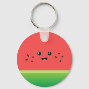 Süße Wassermelone, Glücklich und Fröhlich Schlüsselanhänger