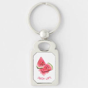 Süße Wassermelone Lustiger Schlüsselanhänger Gesch