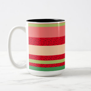 Süße Wassermelonen-Fruchtküche Zweifarbige Tasse