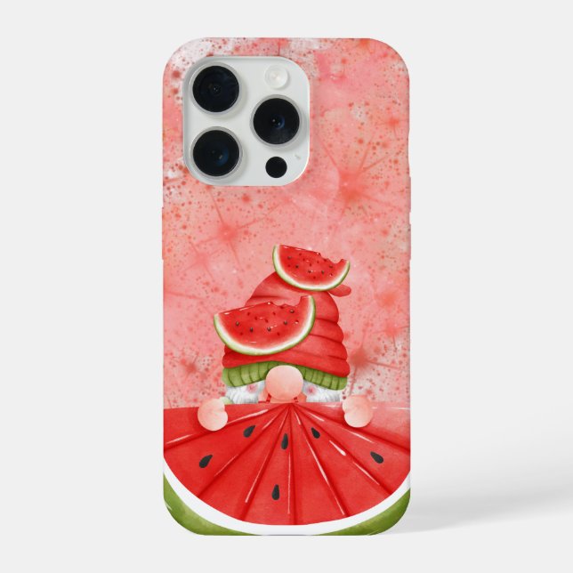 Süße Wassermelonen-Mädchen-Handyhülle iPhone Hülle (Rückseite)