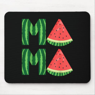Süße Wassermelonen-Mama der Frauen vintage Sommerf Mousepad