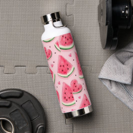 Süße Wassermelonen-Wasserflasche mit Aquarell-Must Trinkflasche