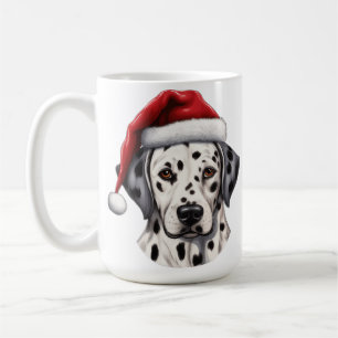 SÜßE WEIHNACHTEN DALMATINER HUND KAFFEETASSE