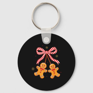 Süße Weihnachts-Gingerbread-Kirschen Coquette Schl Schlüsselanhänger