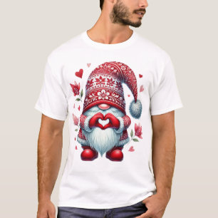 Süße Weihnachts-Gnom-Festtags-Ästhetik-Kunst T-Shirt