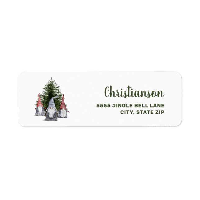 Süße Weihnachts-Gnome Baum  (Vorne)