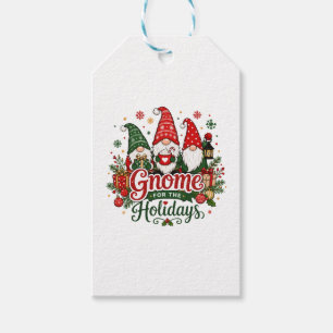 Süße Weihnachts-Gnome-Feiertagsdesign Geschenkanhänger