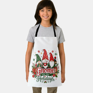 Süße Weihnachts-Gnome-Feiertagsdesign Schürze