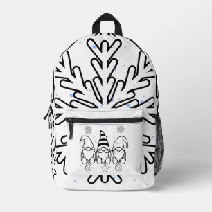 Süße Weihnachts-Gnome Holiday Design.  Bedruckter Rucksack