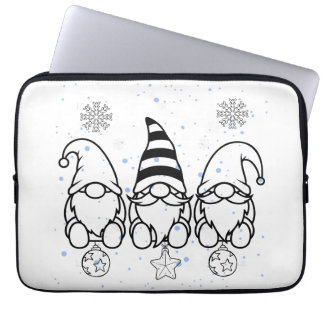 Süße Weihnachts-Gnome Holiday Design. Laptopschutzhülle