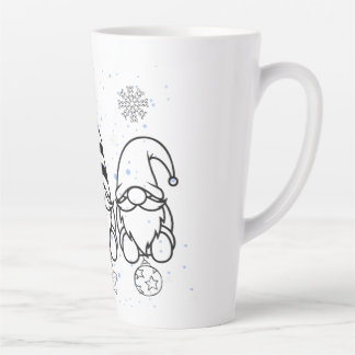 Süße Weihnachts-Gnome Holiday Design. Milchtasse