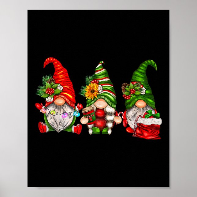 Süße Weihnachts-Gnome  Poster (Vorne)
