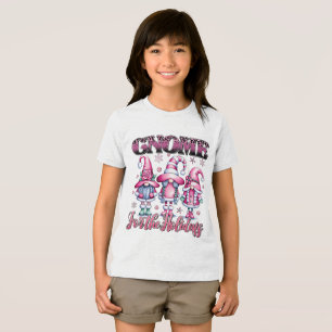 Süße Weihnachts-Gnome T-Shirt Tri-Blend Shirt
