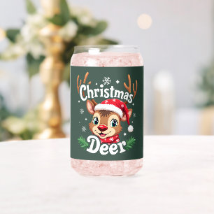Süße Weihnachts-Hirsch-Illustration Dosenglas