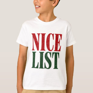 Süße Weihnachts-Nice-List Lieber Santa T-Shirt