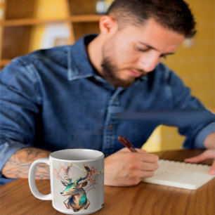 Süße Weihnachts-Rentier-GazelleKaffeetasse Tasse