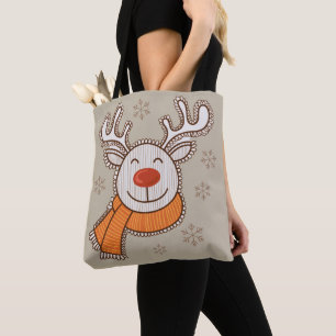 Süße Weihnachts-Rentiere Frohe Weihnachten Winter