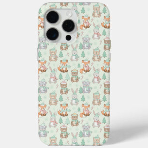Süße Weihnachts-Tiere Nahtloses Muster Case-Mate iPhone Hülle