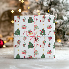 Süße Weihnachts-Verpackung  Geschenkpapier
