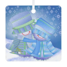 Süße Weihnachts-Winter-Blues